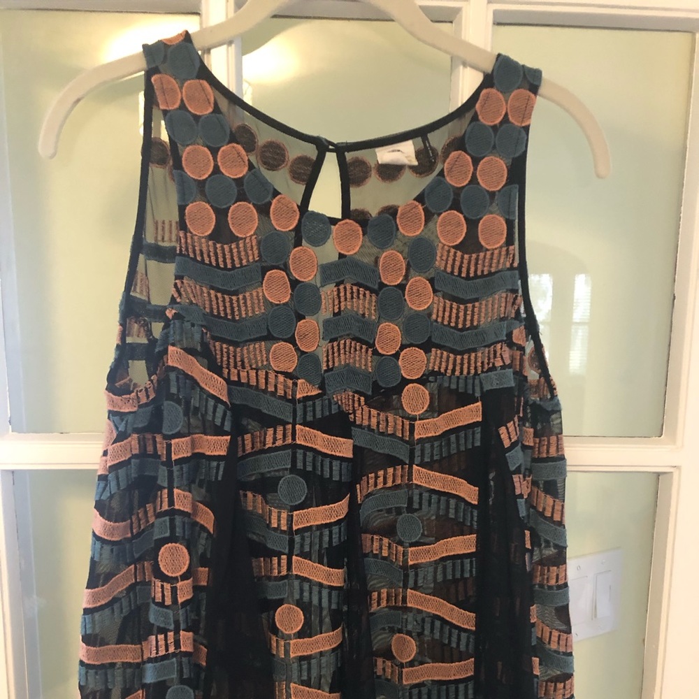 Anthropologie Polka Dot Top